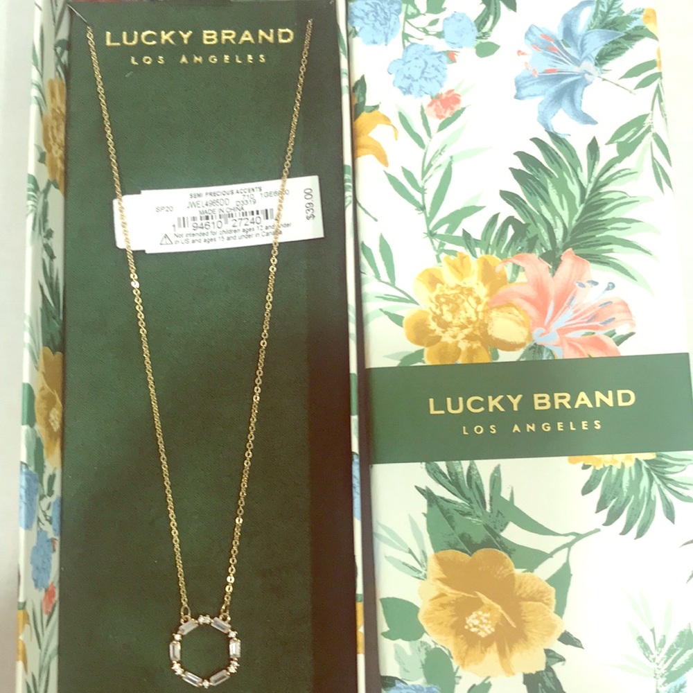 Dainty Circle Crystal Necklace